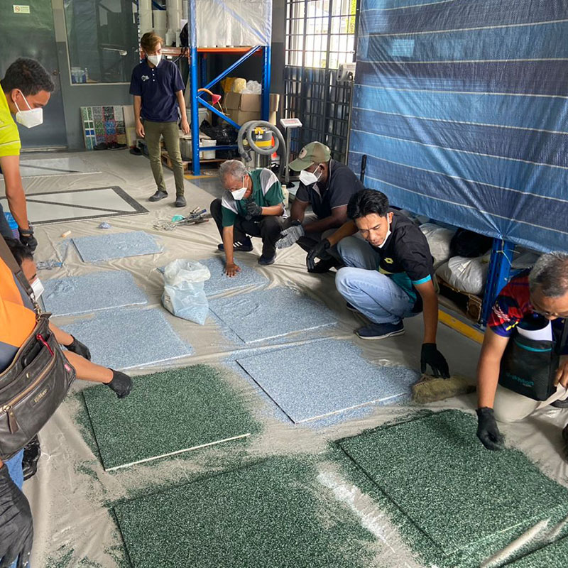 Kursus Epoxy Flake Coating
